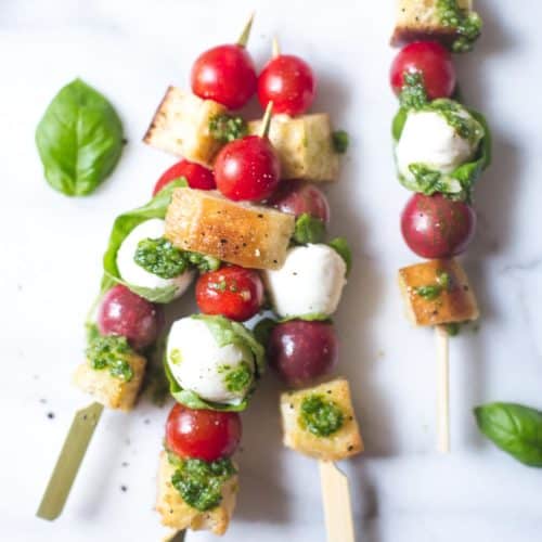 Panzanella Salad Skewers