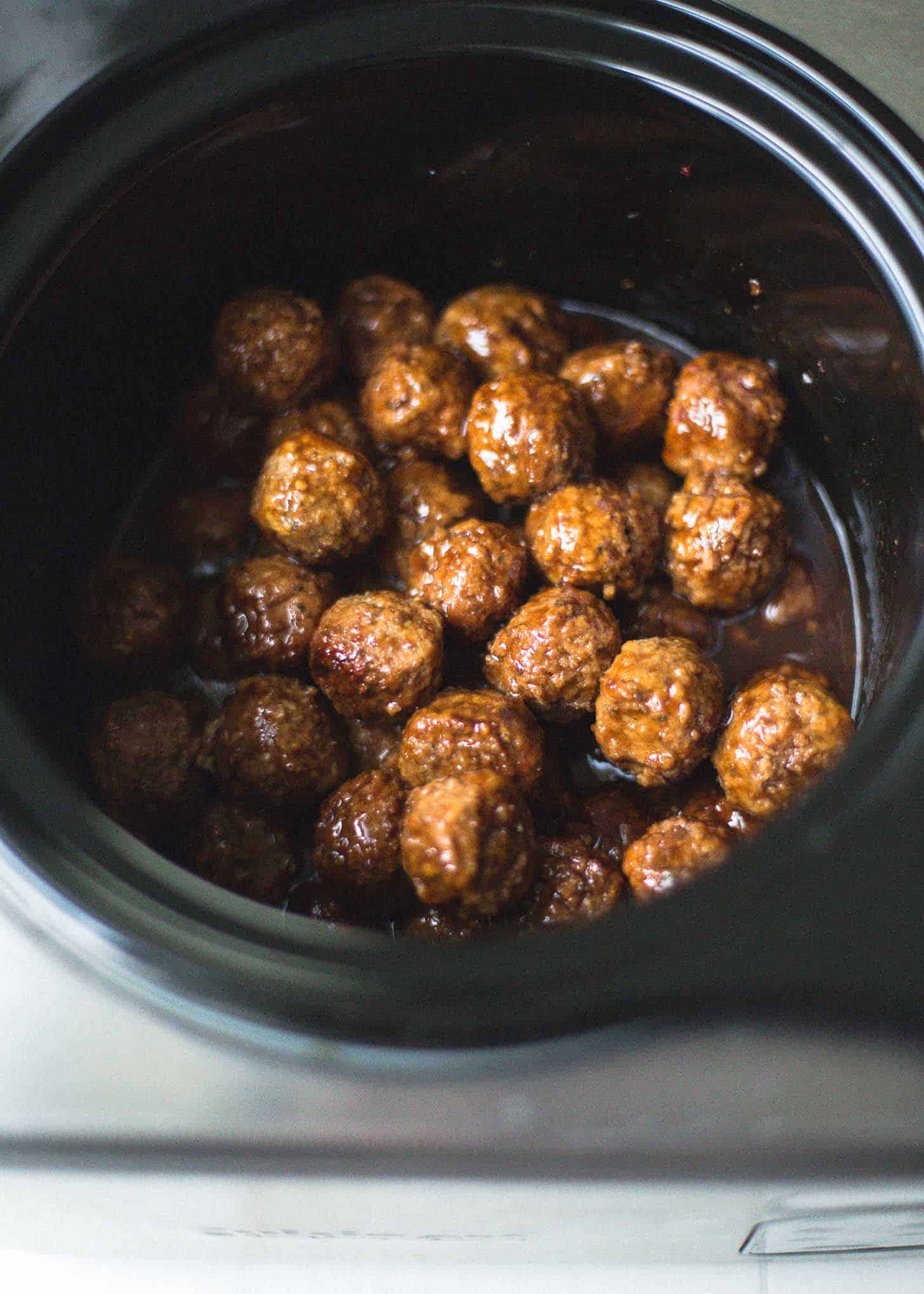 Meatballs in a slow cooker