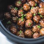 meatballs in a slow cooker