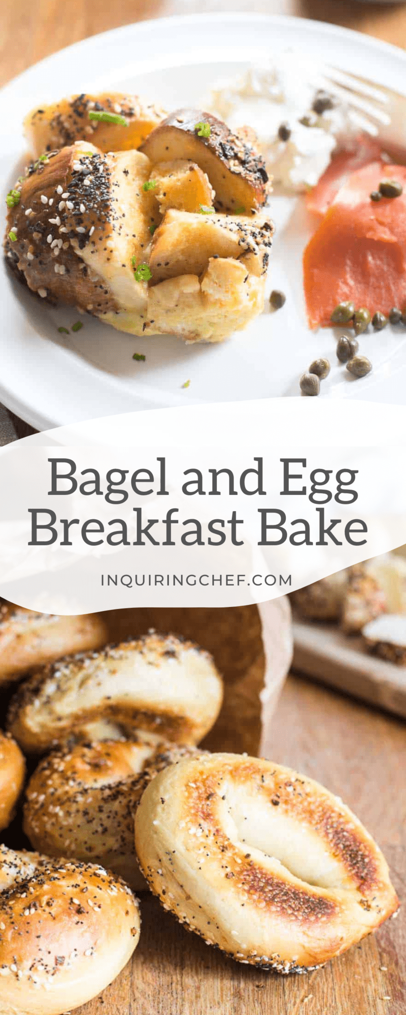 bagel breakfast bake