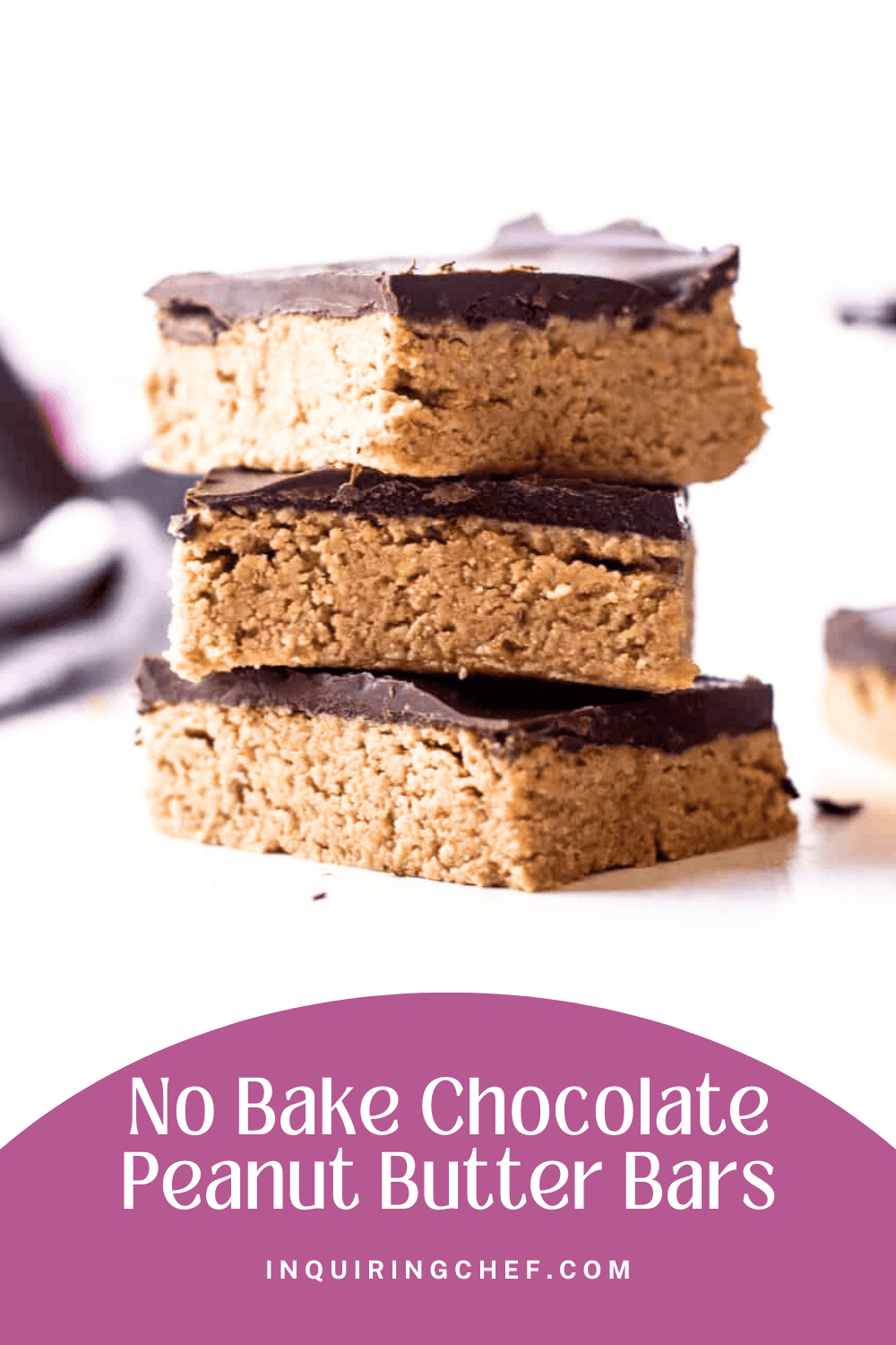 no bake peanut butter bars