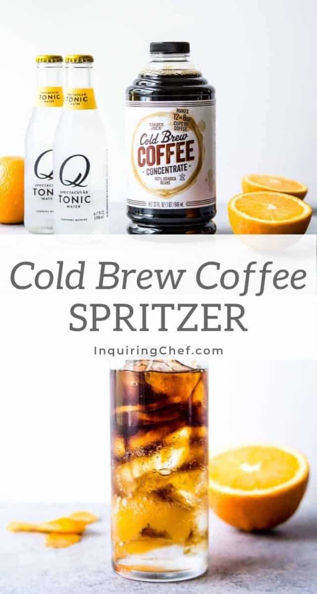 cold brew coffee spritzer