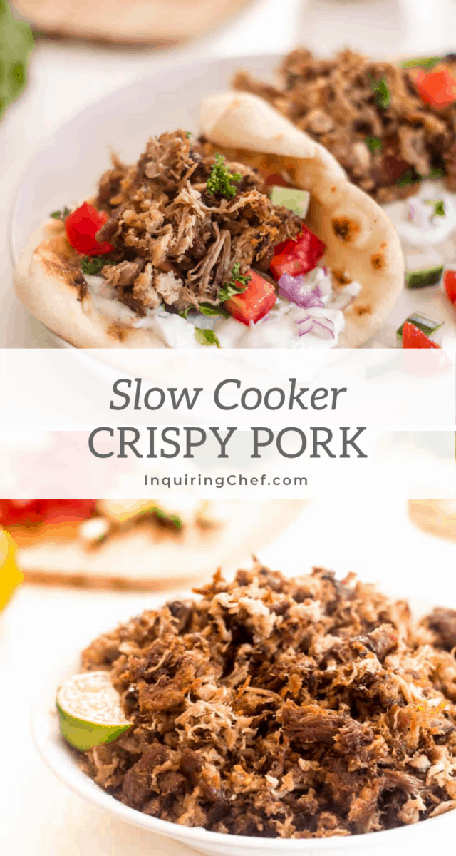 slow cooker crispy pork