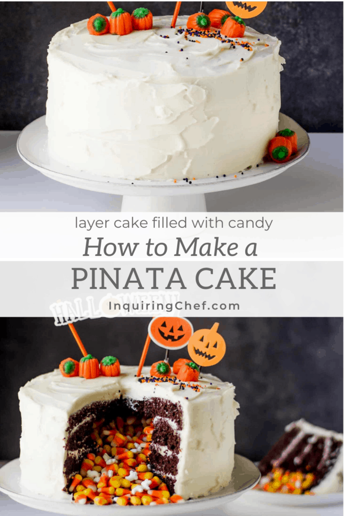 how to make a pinata cake