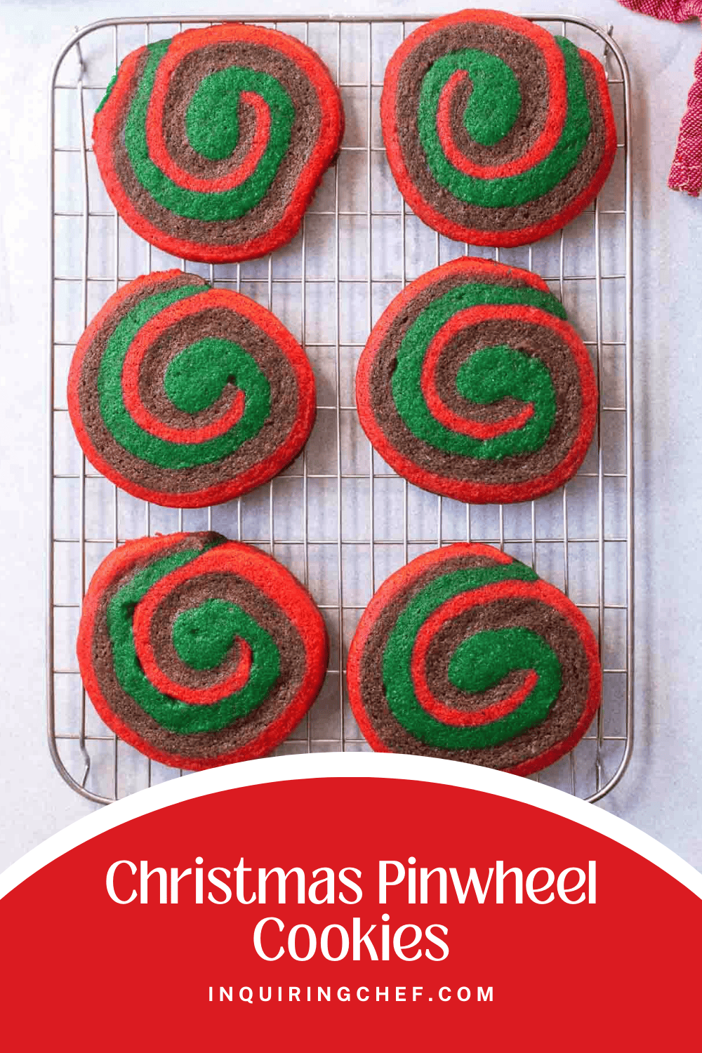 christmas pinwheel cookies