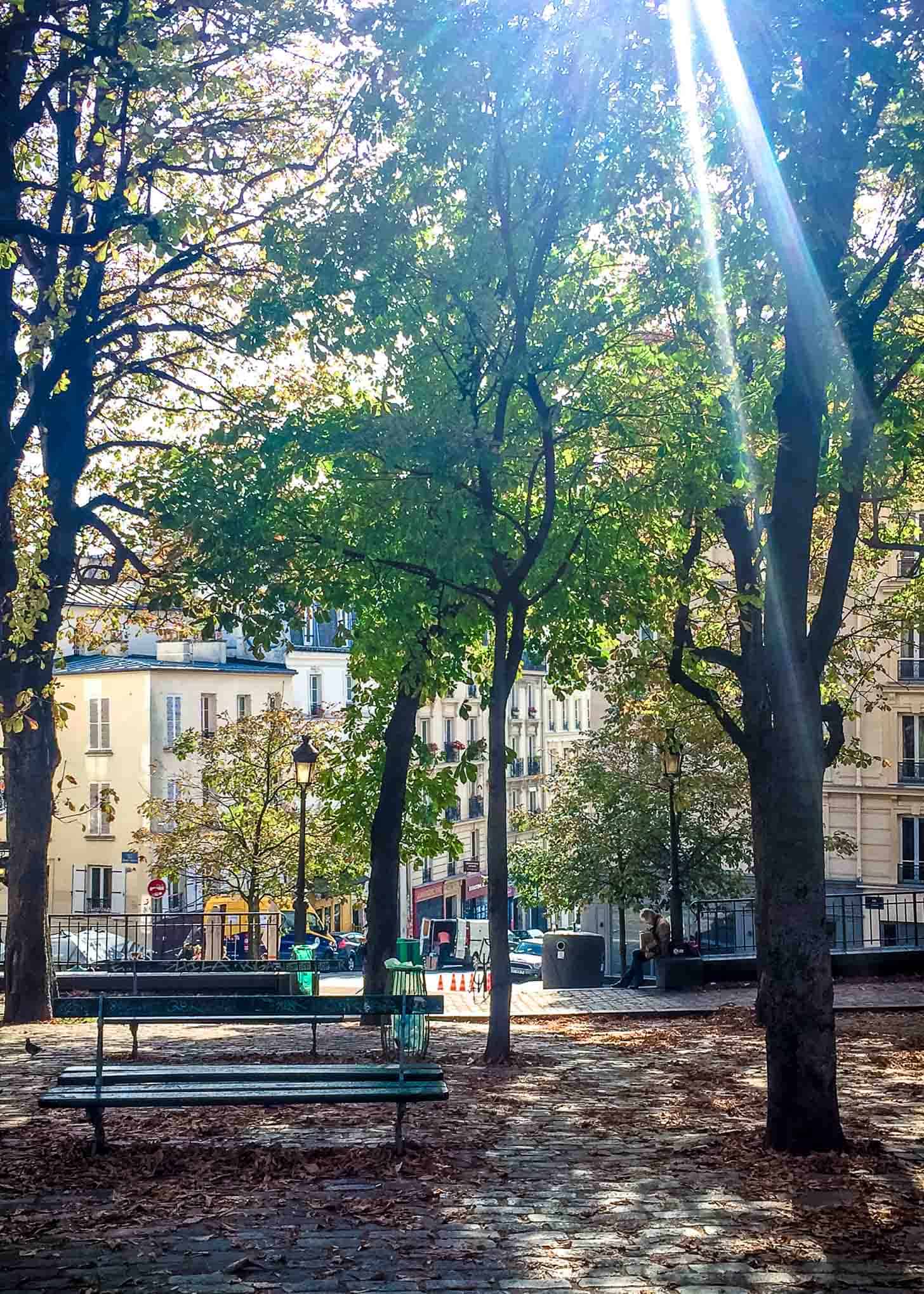 a park in Paris