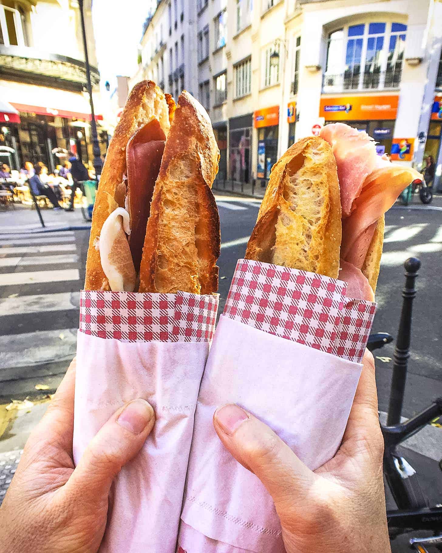 sandwiches on the street