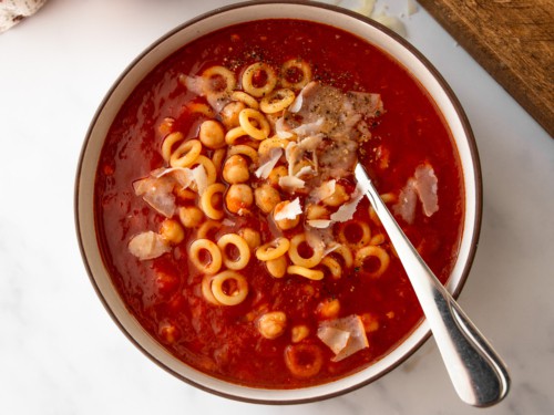 Garbanzo Bean and Pasta Soup Recipe