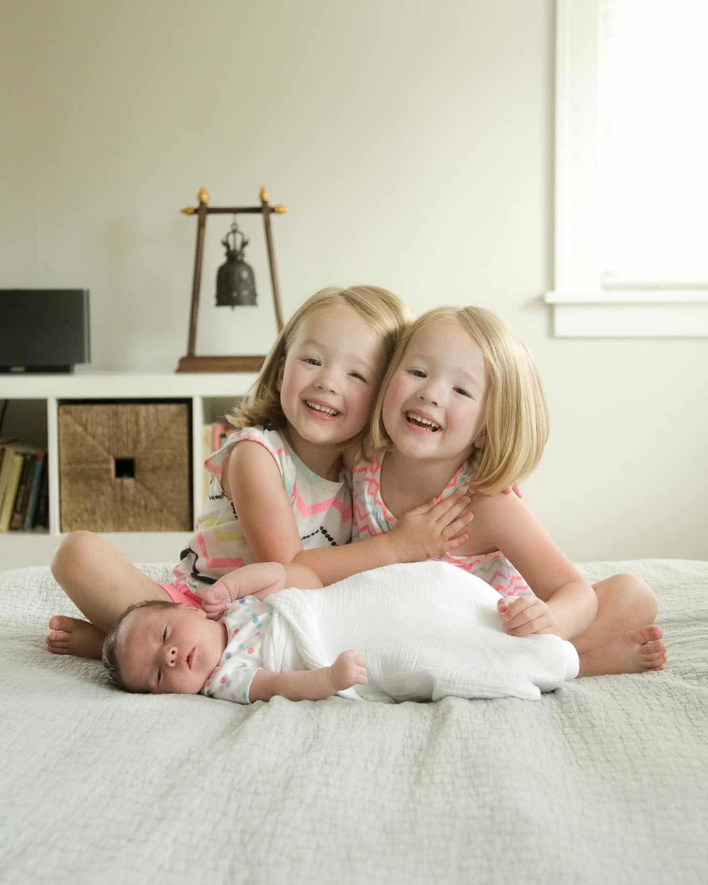 Molly, Clara and baby June