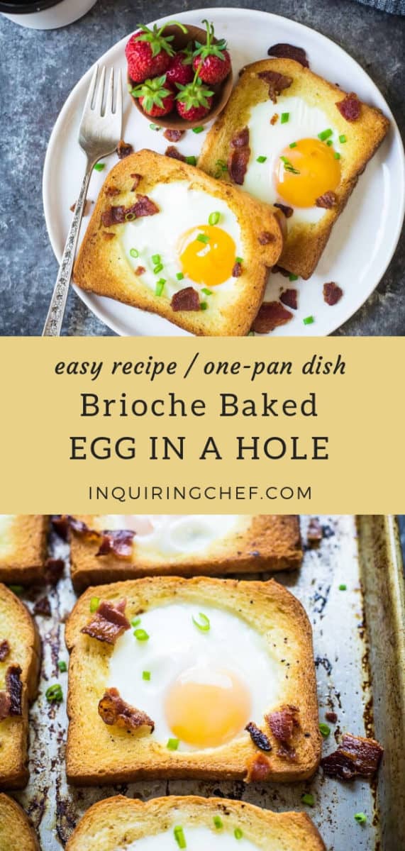 Brioche Baked Egg in a Hole recipe