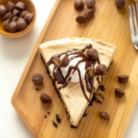 Frozen Peanut Butter Cheesecake Pie