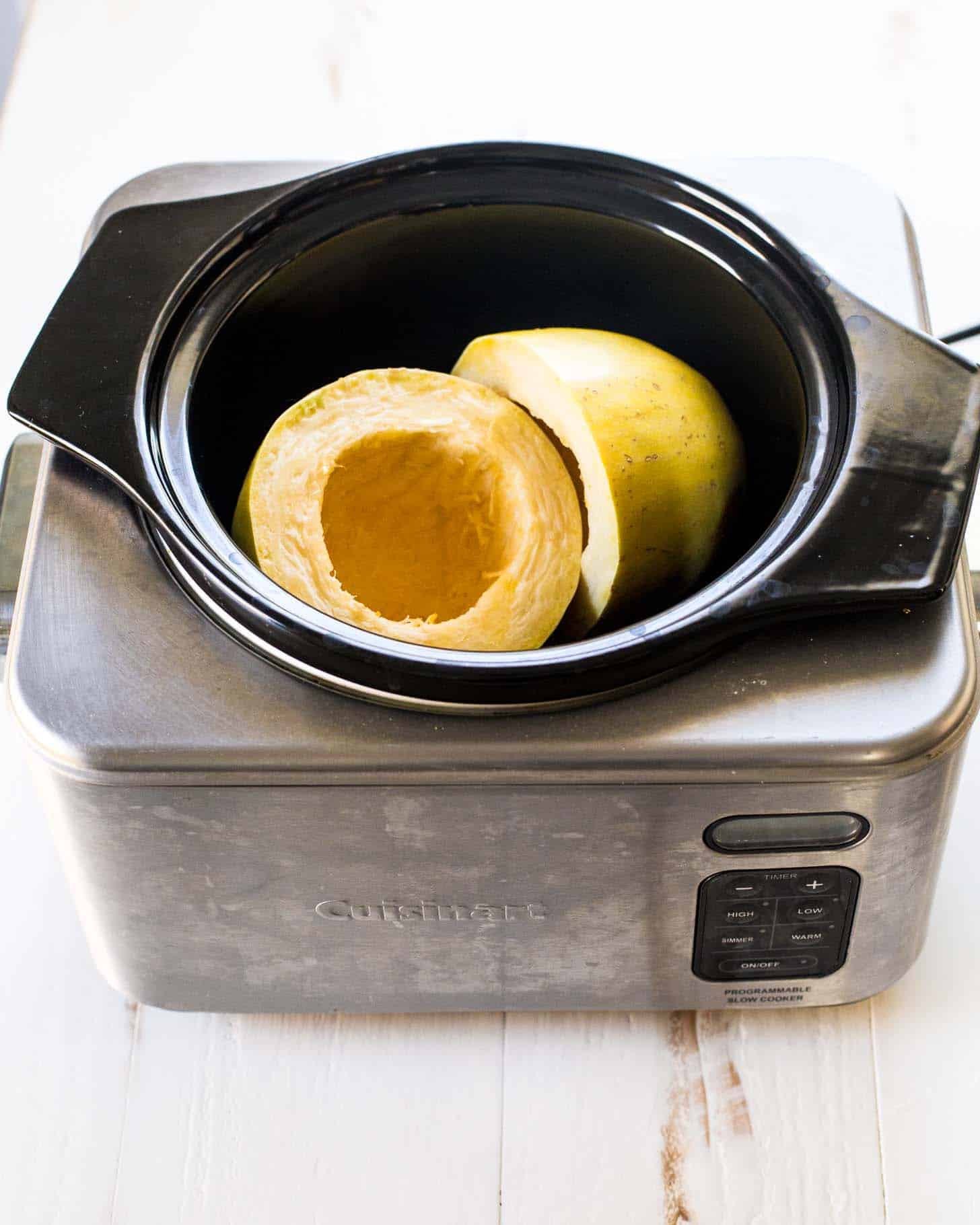 spaghetti squash in the slow cooker