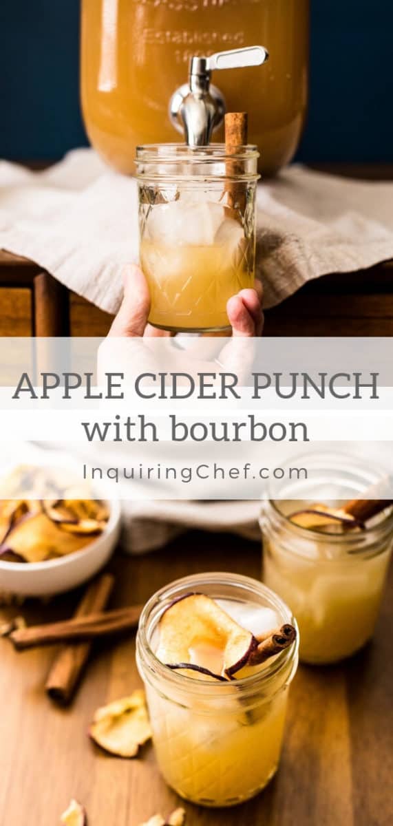 Apple Cider Punch with Bourbon