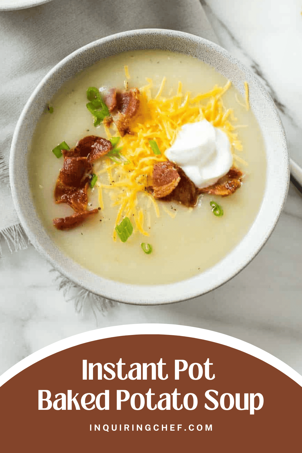 instant pot baked potato soup