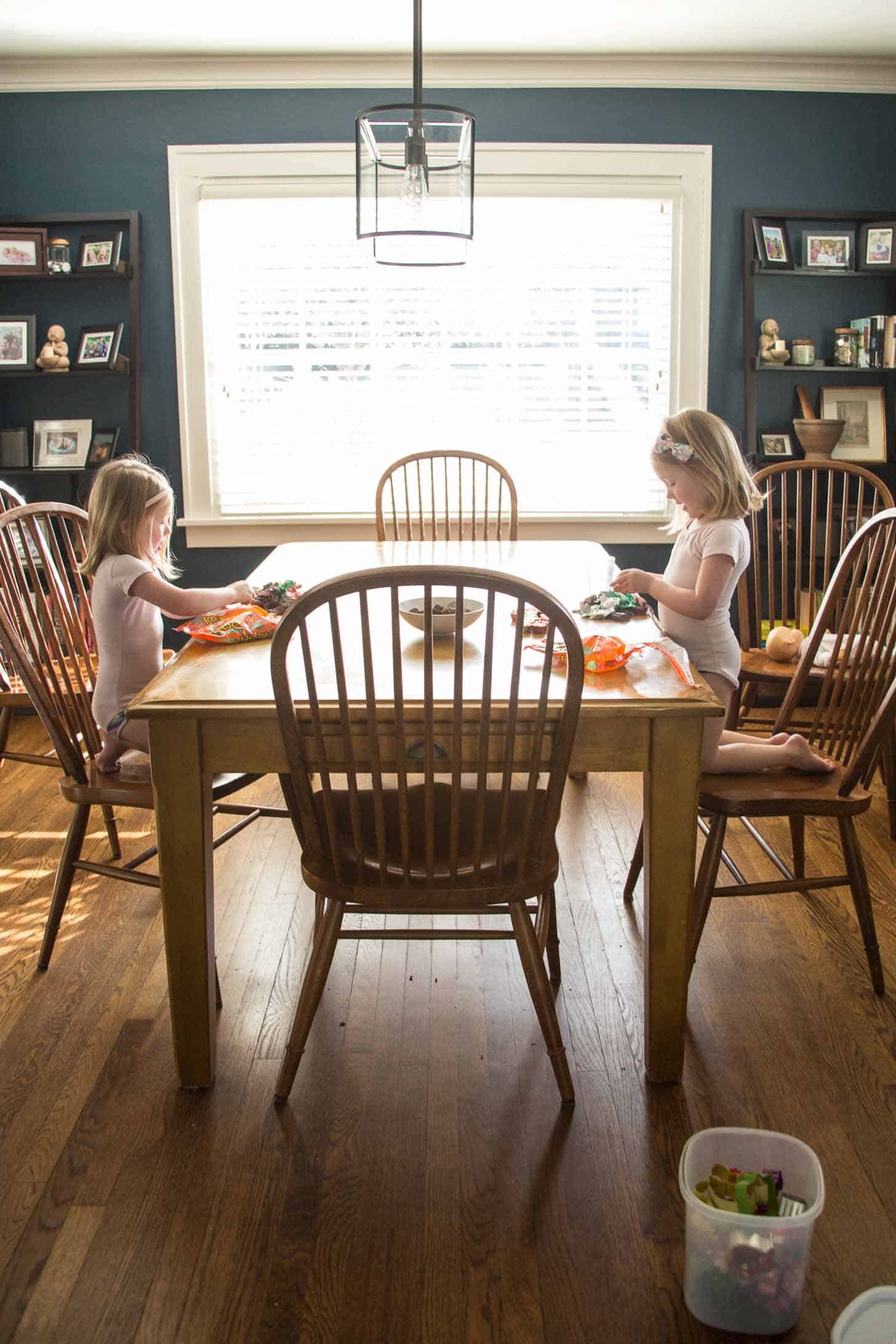 Molly and Clara Baking Cookies