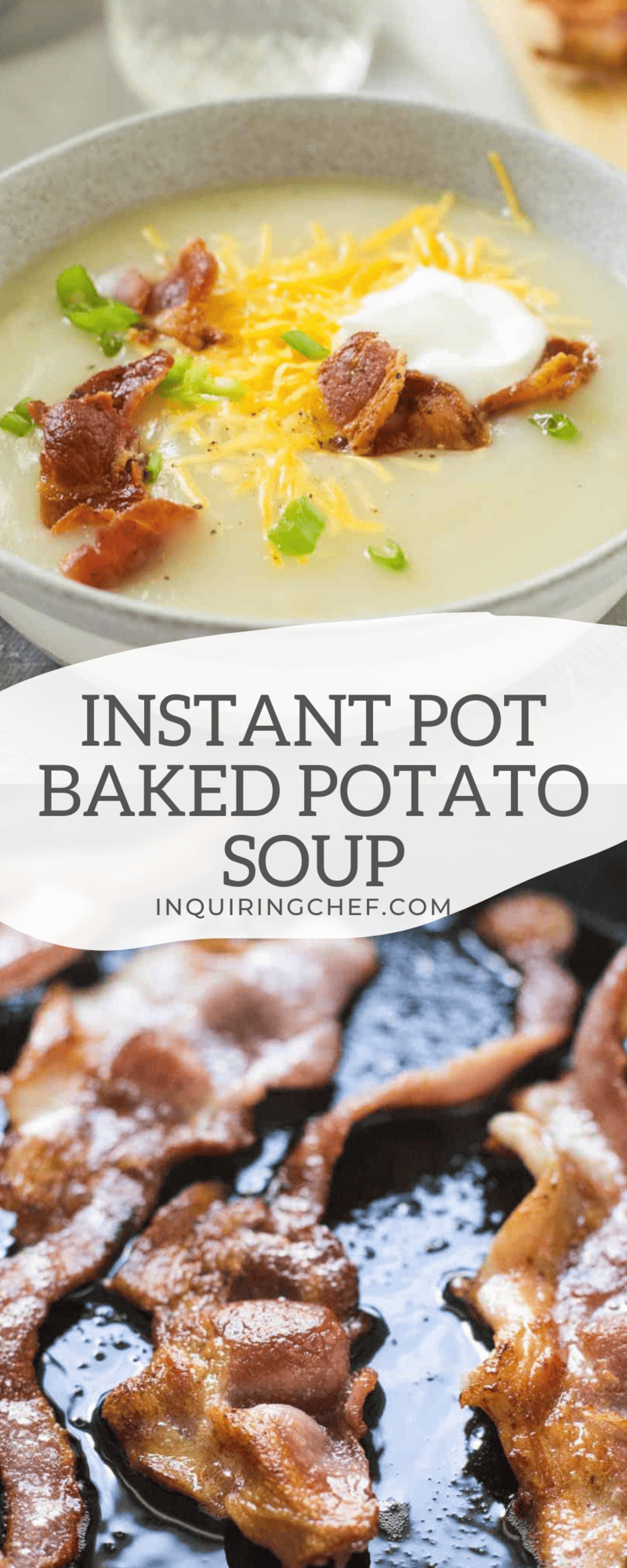 instant pot baked potato soup