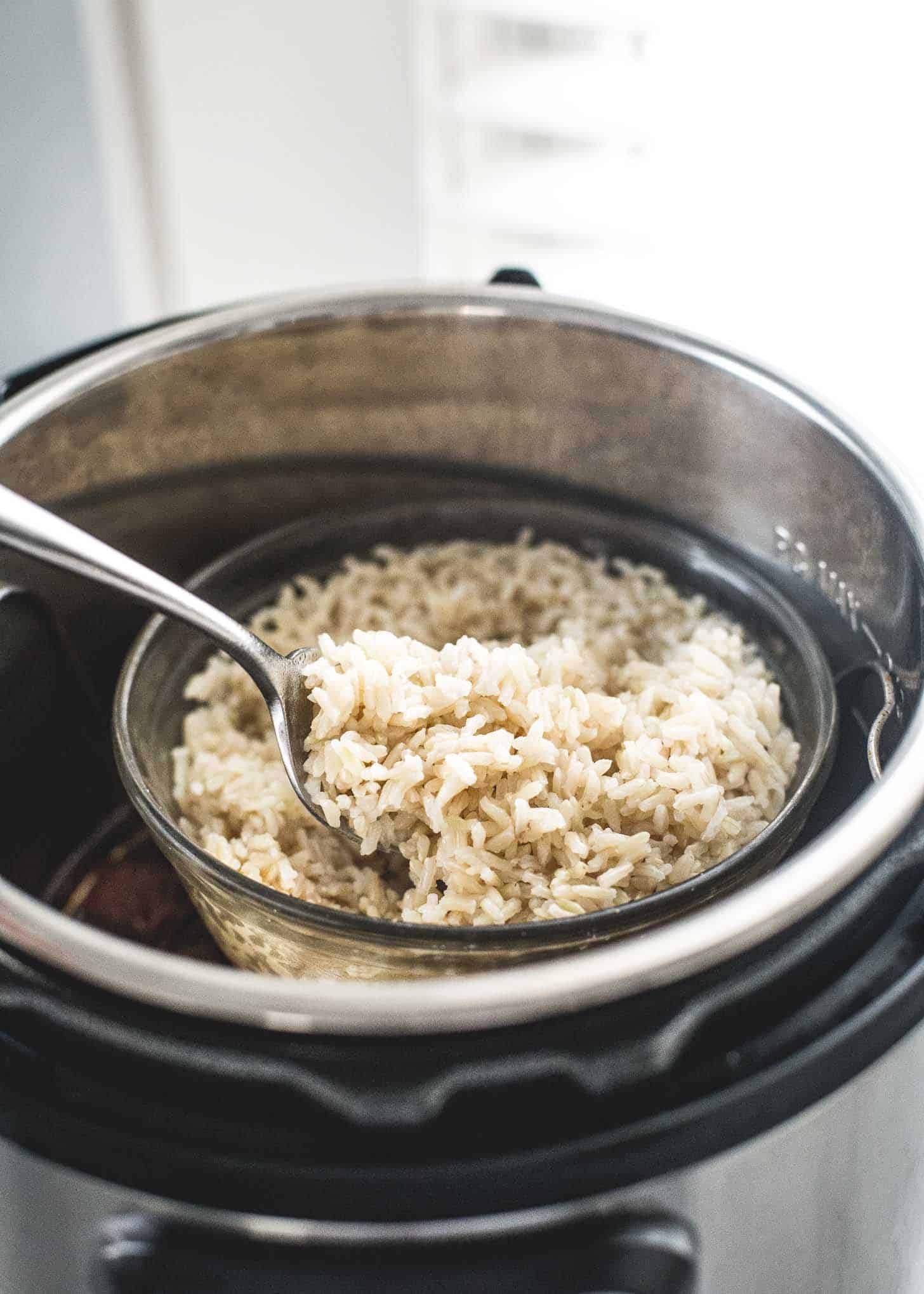 cooking rice in the instant pot