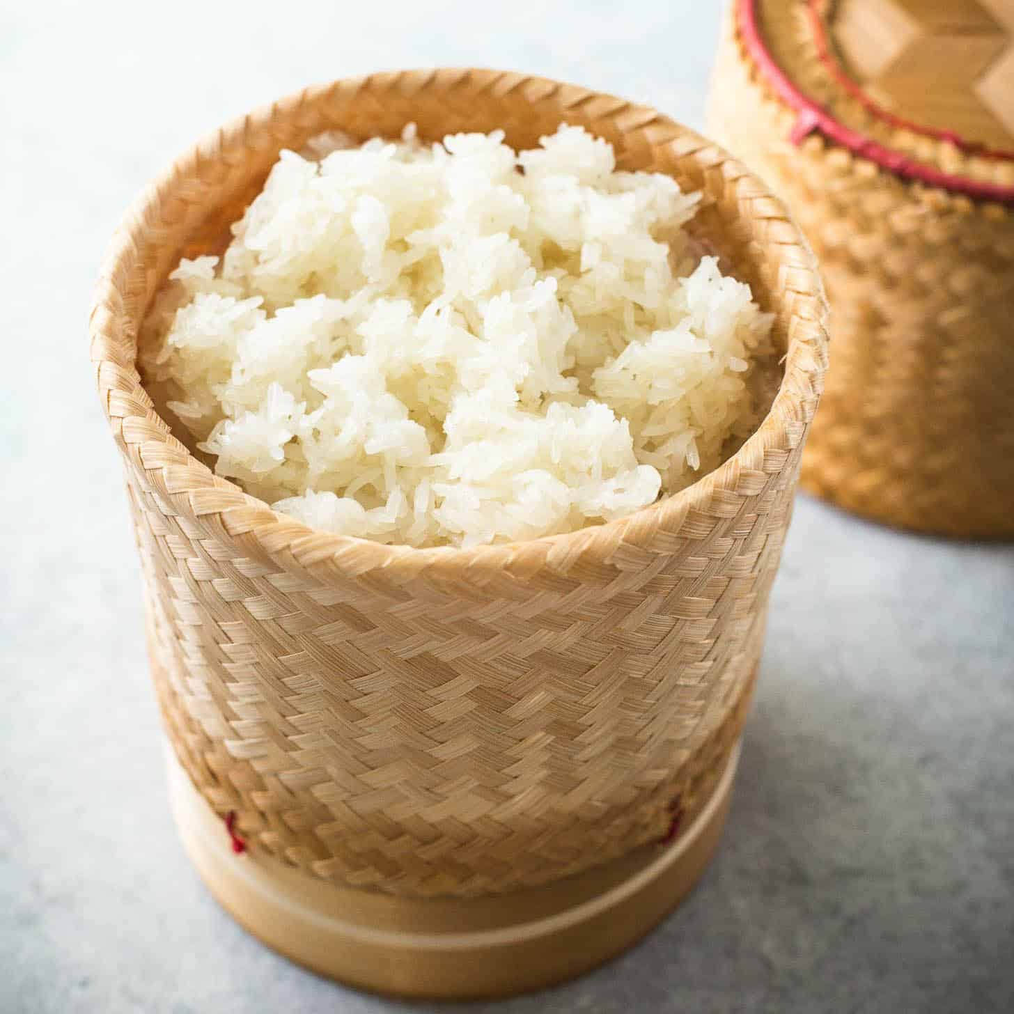 What happens if you boil sticky rice?
