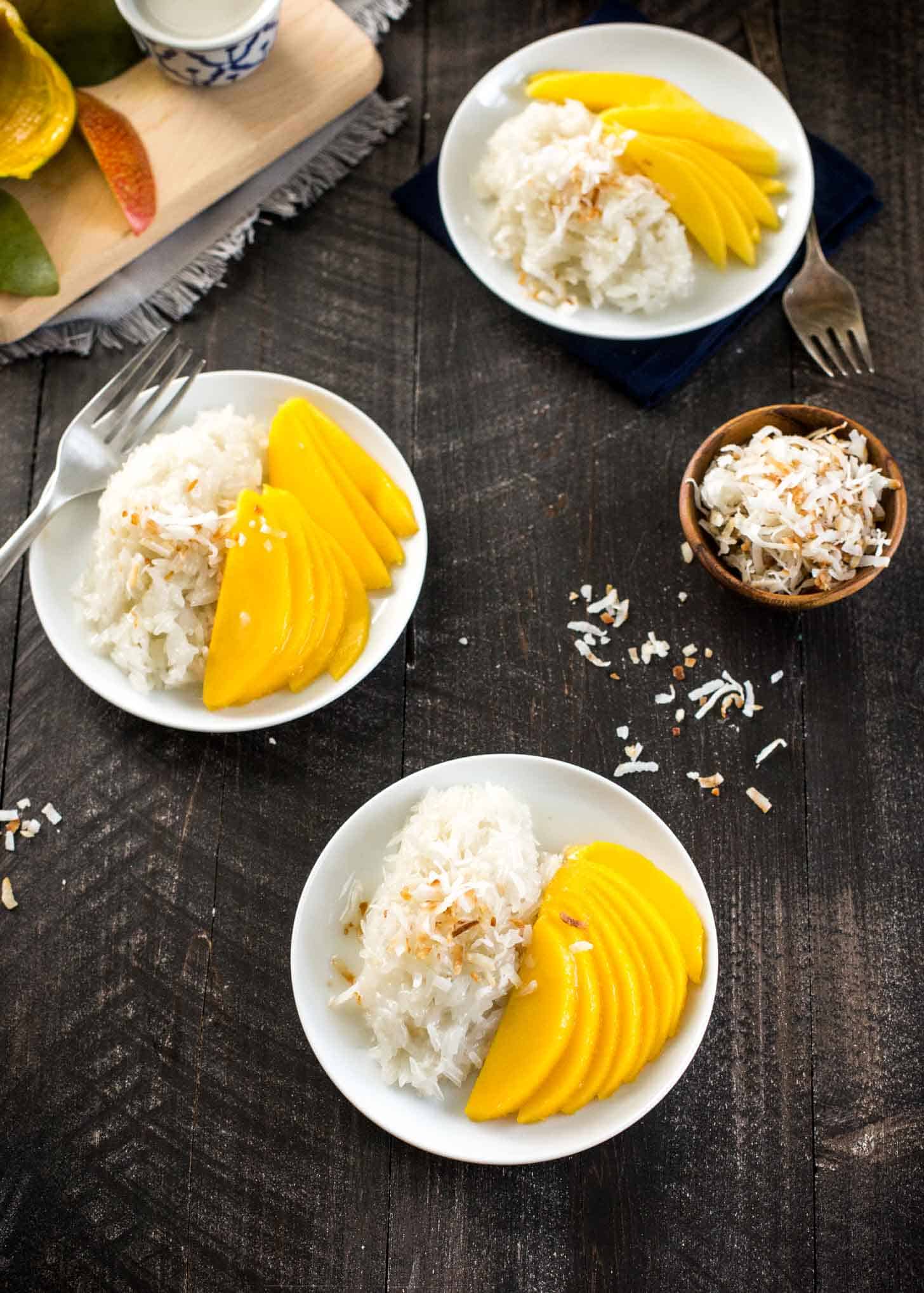Mango Sticky Rice Easy Classic Thai Dessert Inquiring Chef