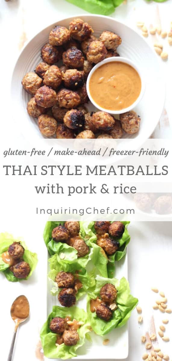 Thai-Style Meatballs with Pork and Rice