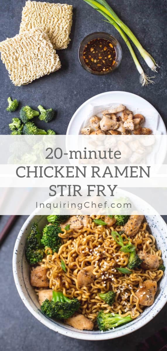 20 minute chicken ramen stir fry