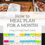 How to Meal Plan for a Month | Inquiring Chef