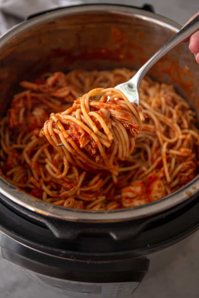 spaghetti in an Instant Pot