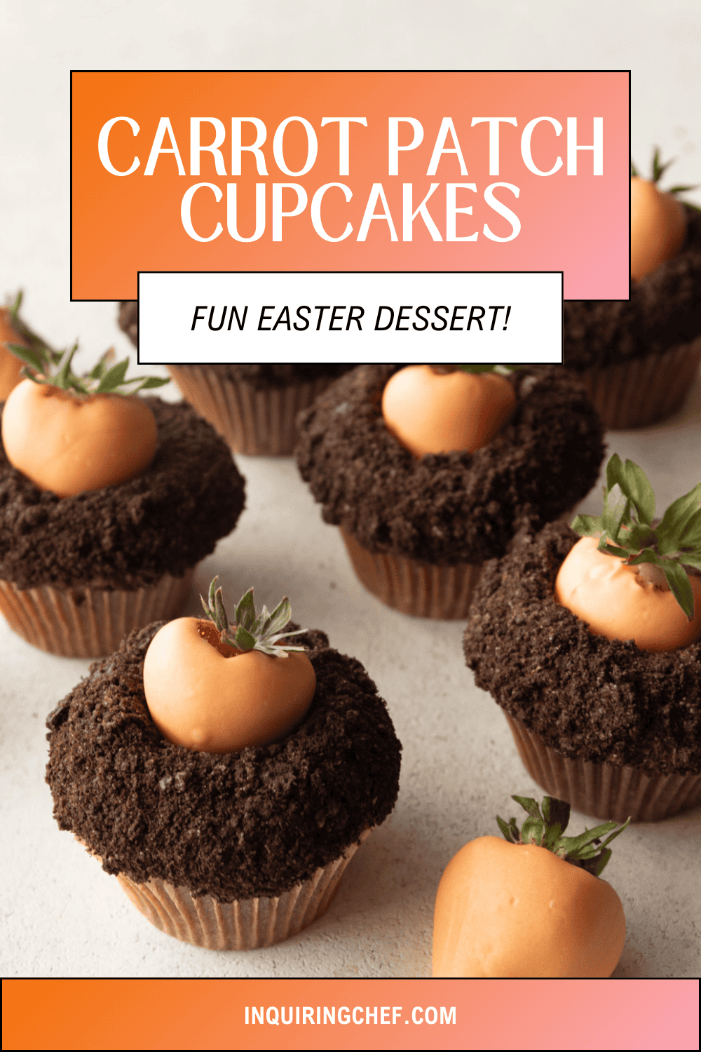 carrot patch cupcakes