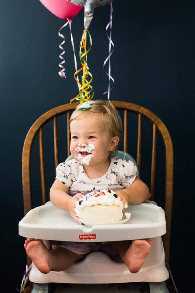 Healthy Smash Cake For Baby's First Birthday