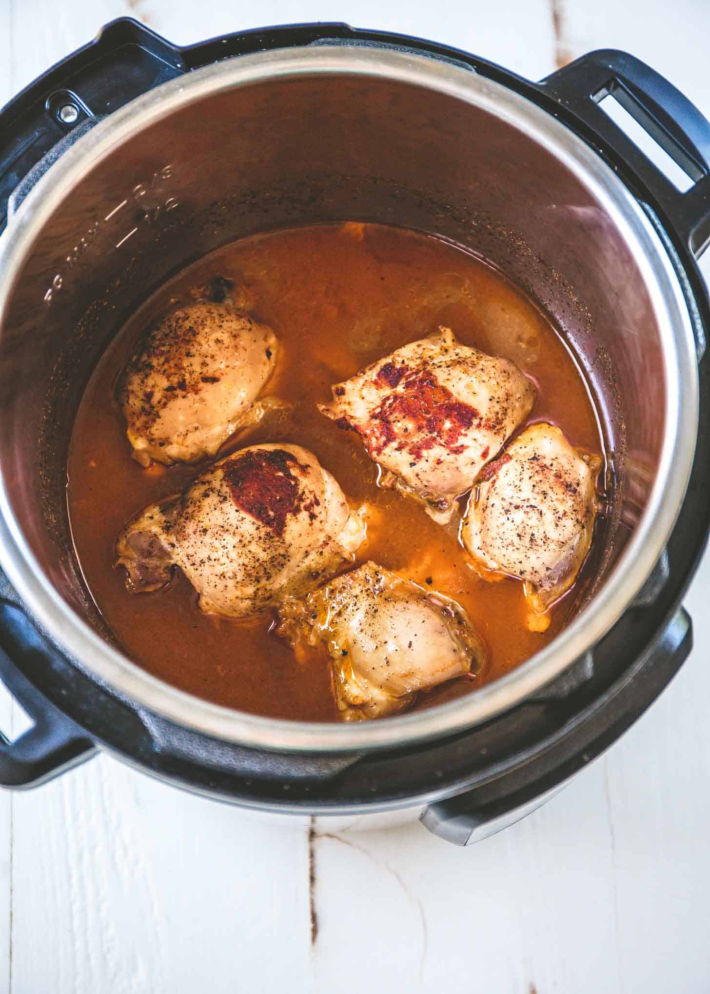 chicken thighs in the instant pot