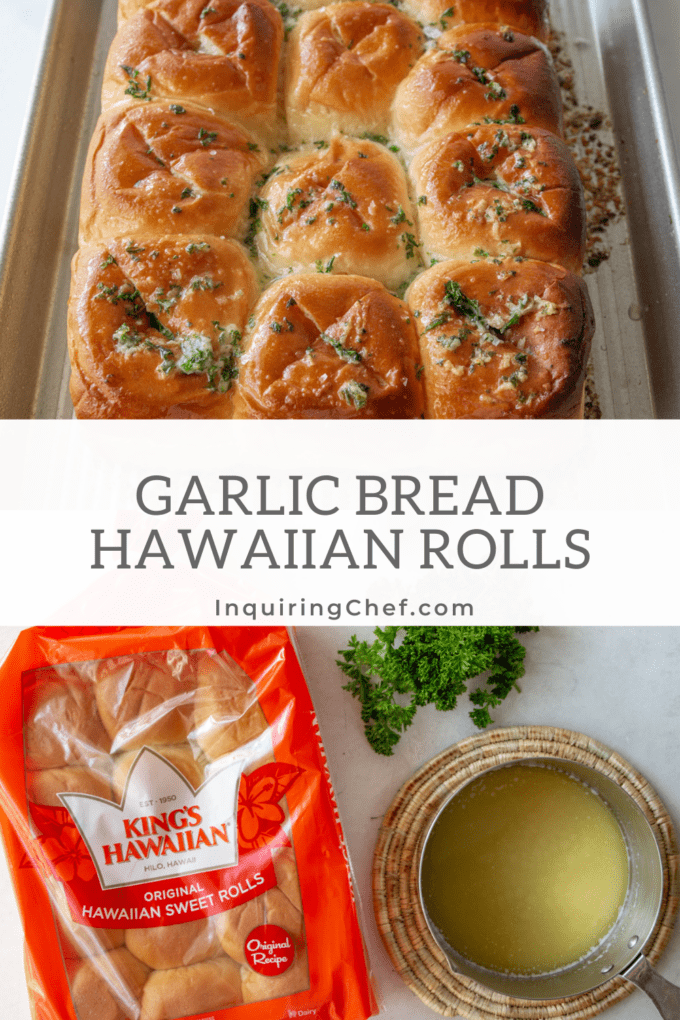 garlic bread hawaiian rolls