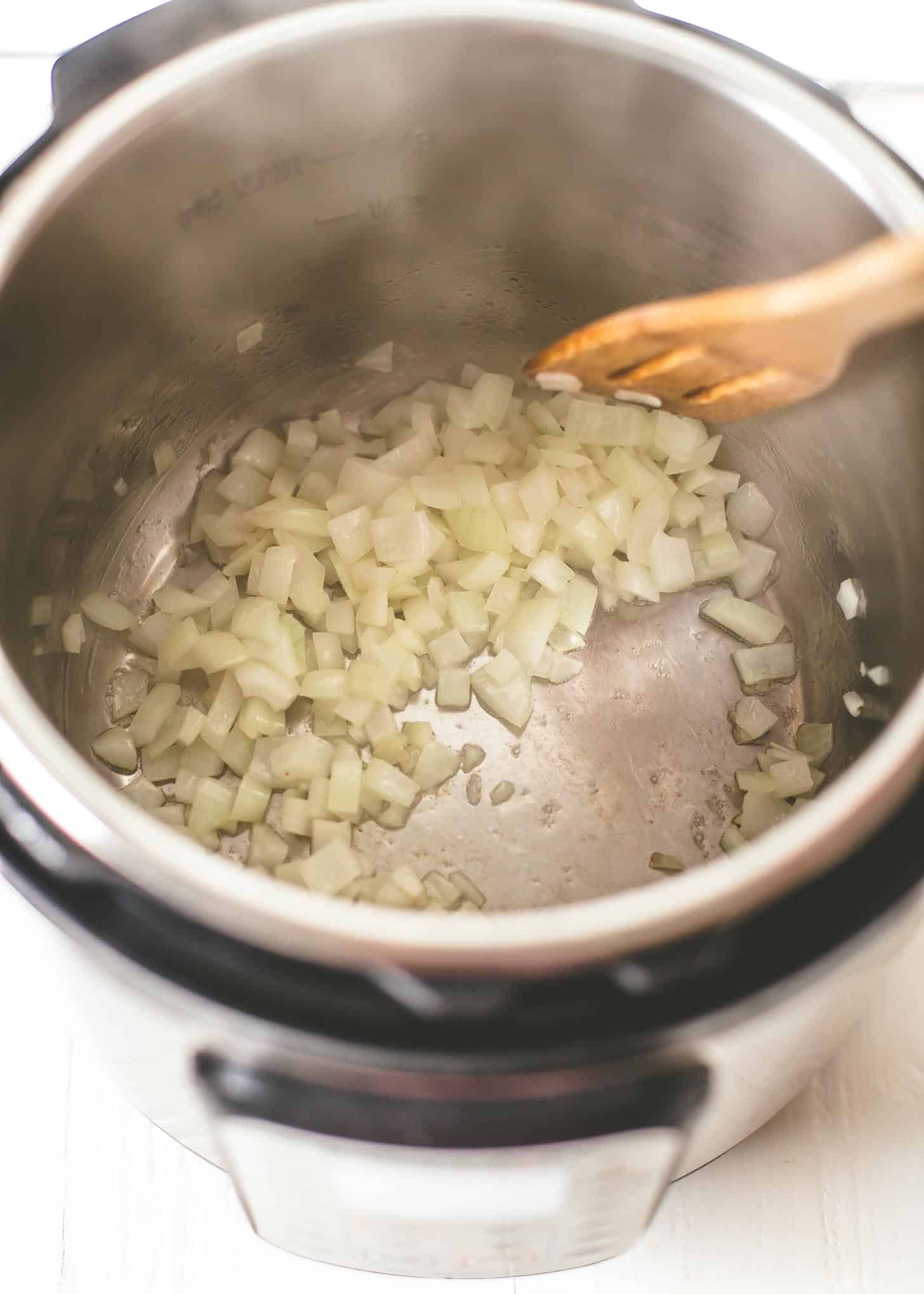 cooking onions in the instant pot