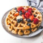 Light and Fluffy Whole Wheat Waffles