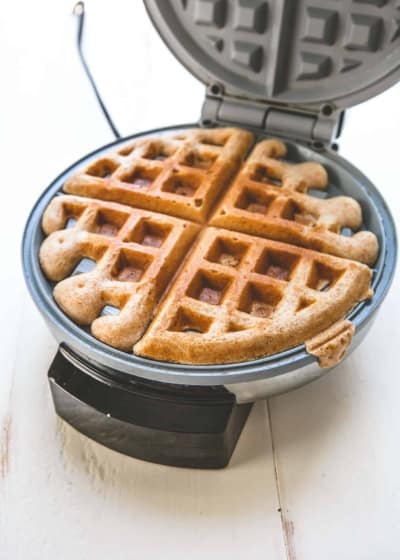 Light and Fluffy Whole Wheat Waffles