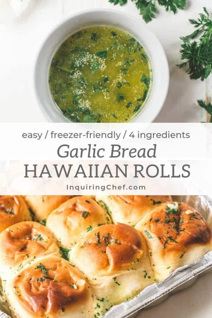 Garlic Bread Hawaiian Rolls