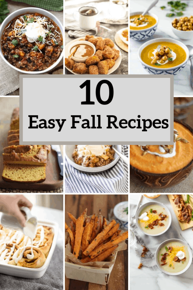 10 easy fall recipes