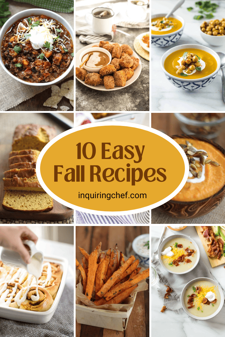 10 easy fall recipes