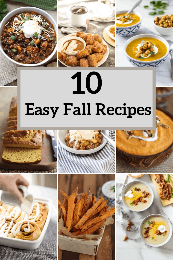 10 easy fall recipes