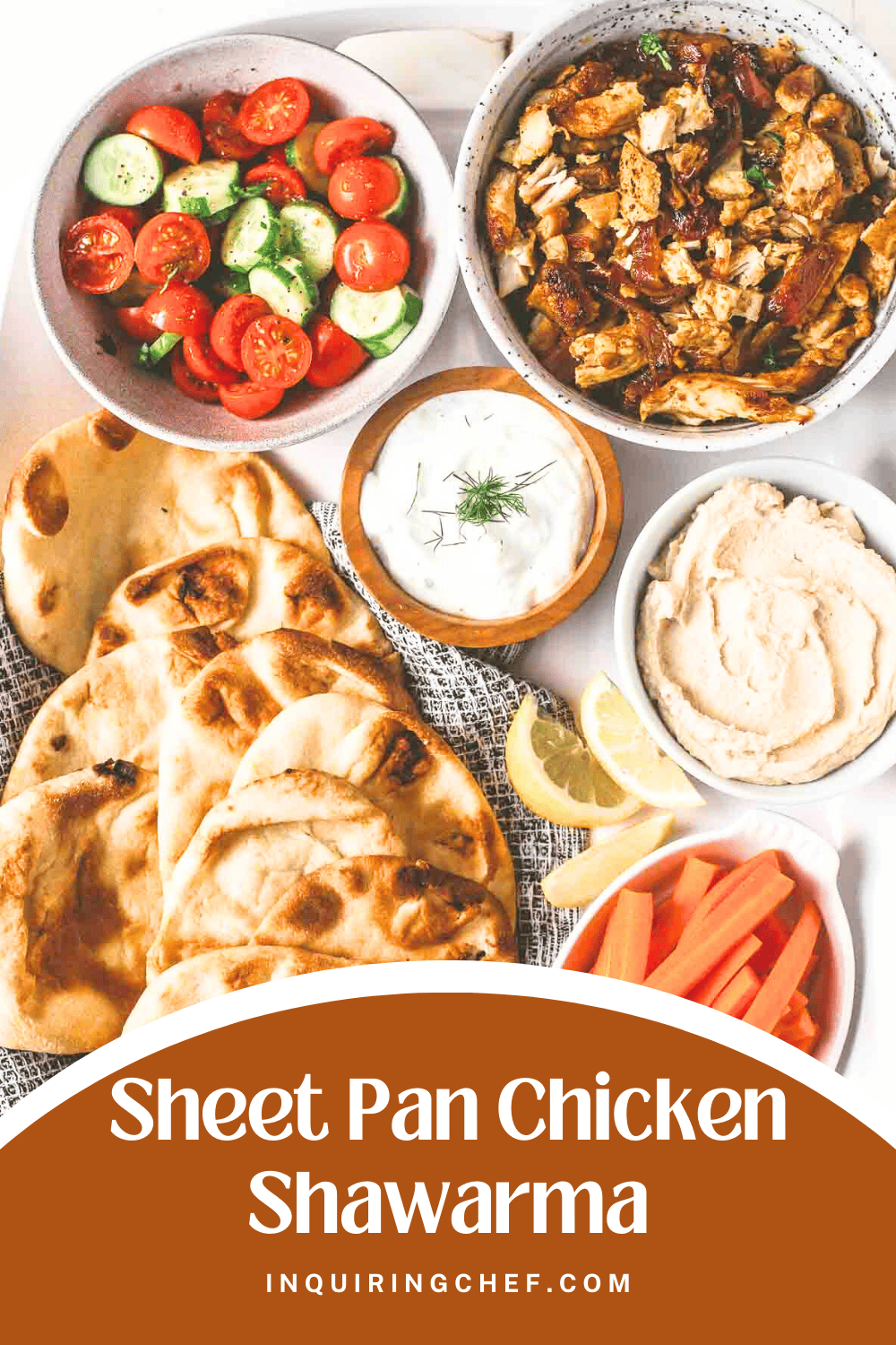 sheet pan chicken shawarma