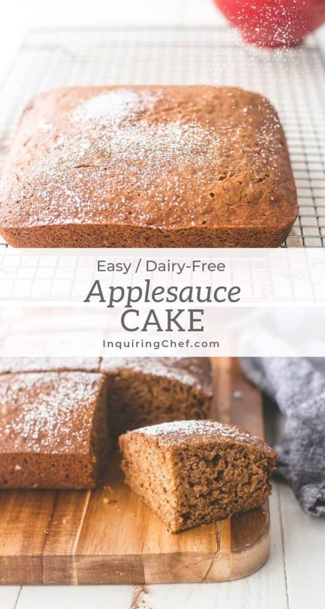 Applesauce Snacking Cake