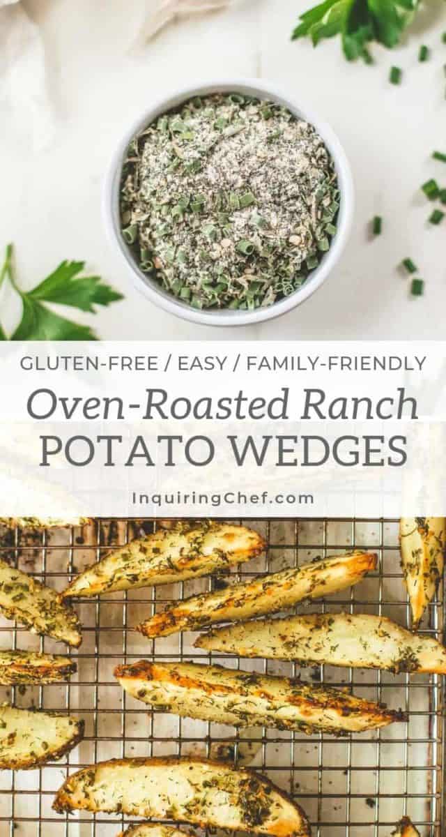 Oven Roasted Ranch Potato Wedges