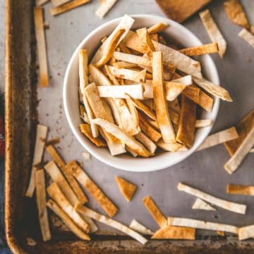 How to Make Crispy Tortilla Strips