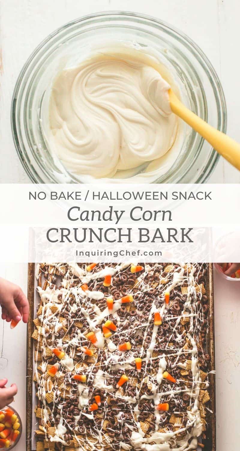 Candy Corn Crunch Bark