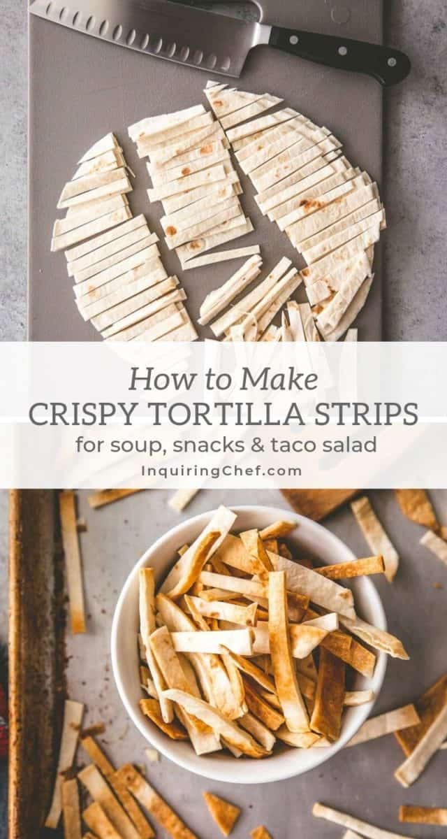 How to Make Crispy Tortilla Strips