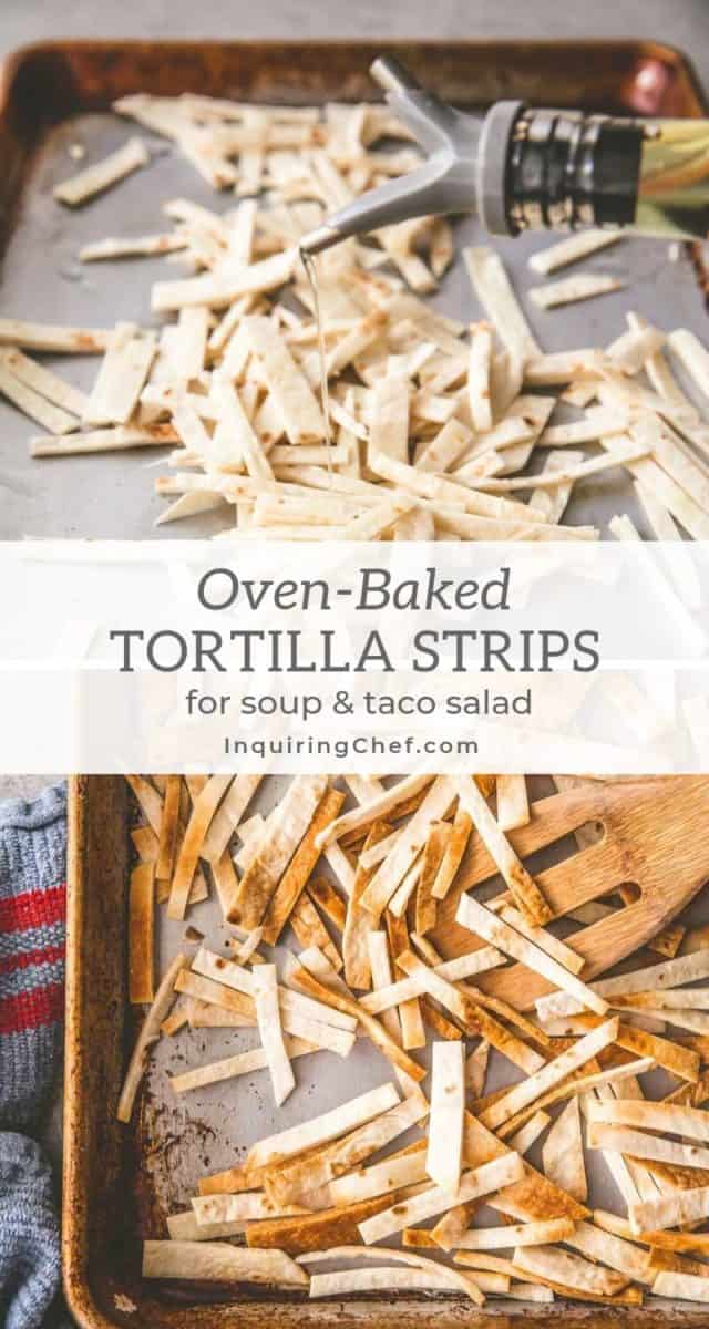 How to Make Crispy Tortilla Strips