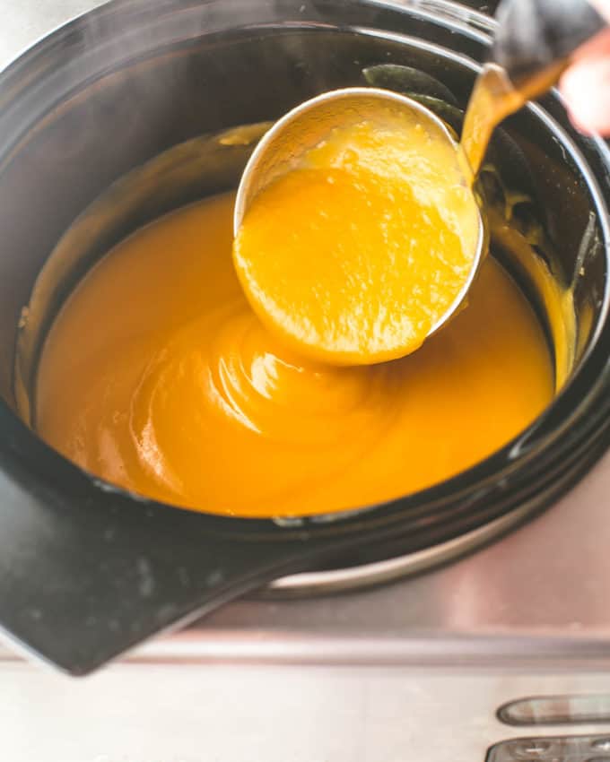 slow cooker butternut squash soup