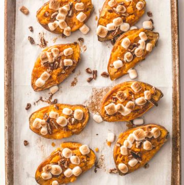 twice baked sweet potatoes