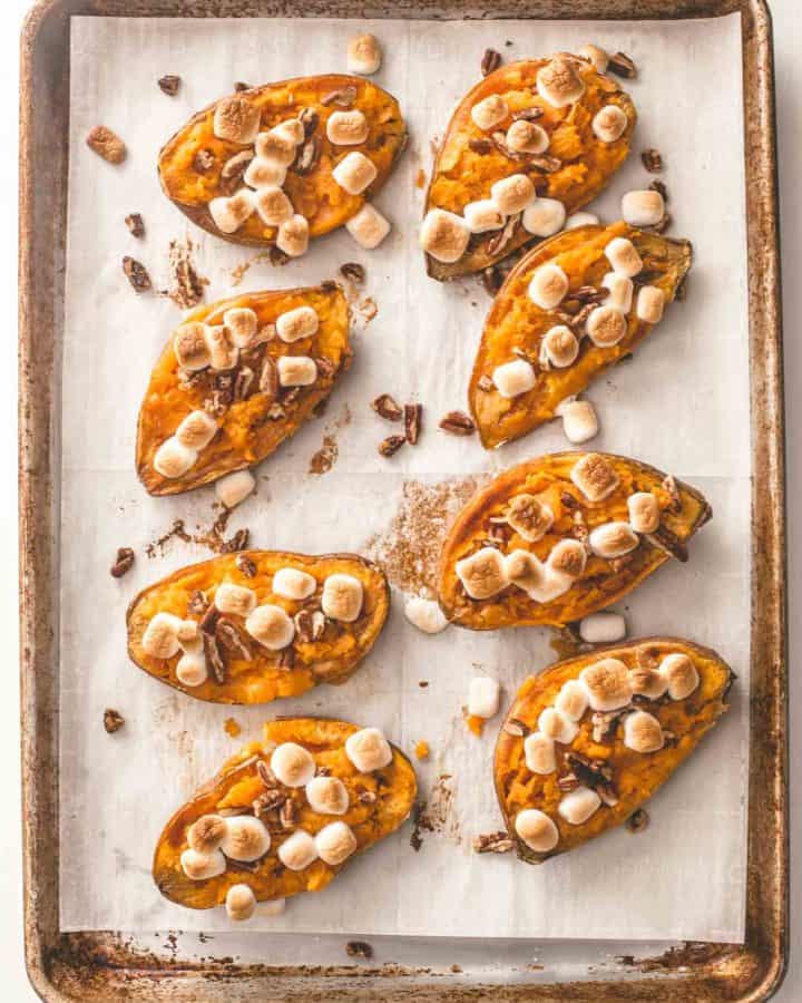 twice baked sweet potatoes