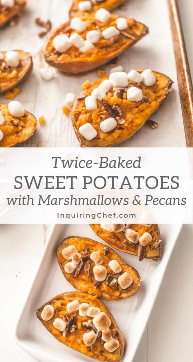 twice baked sweet potatoes