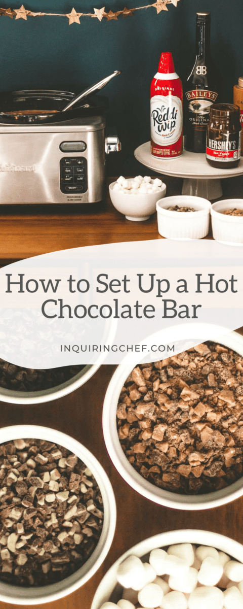 set up a hot chocolate bar graphic